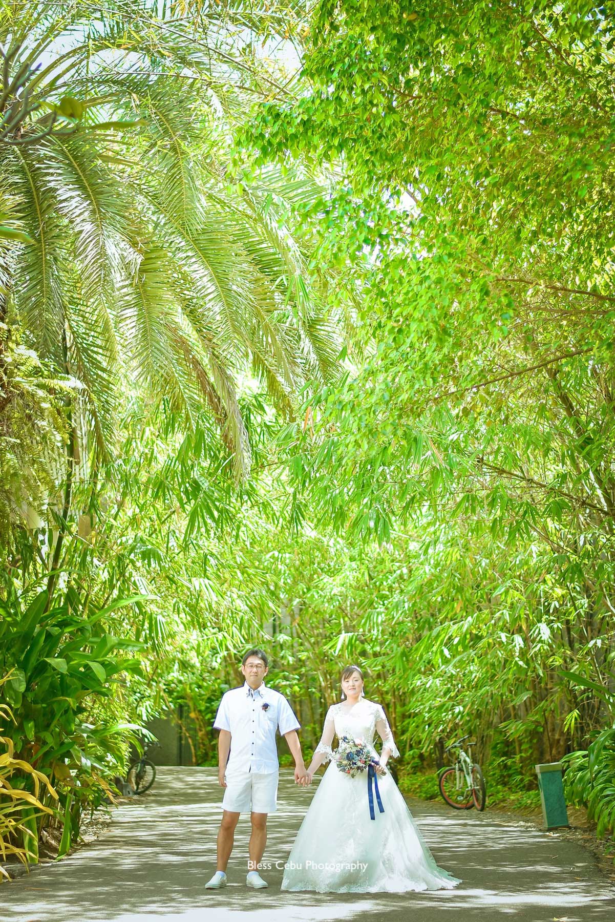 竹林の中をお散歩