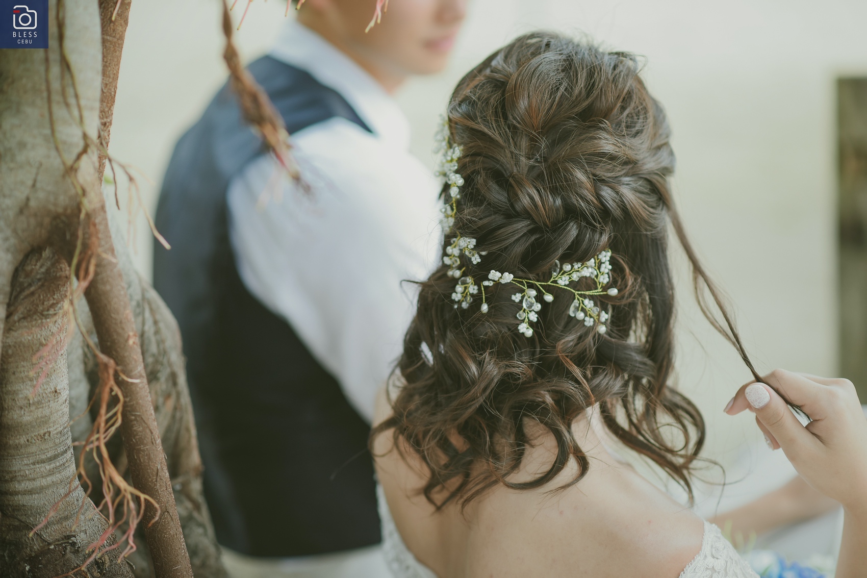 花嫁様のヘアスタイル