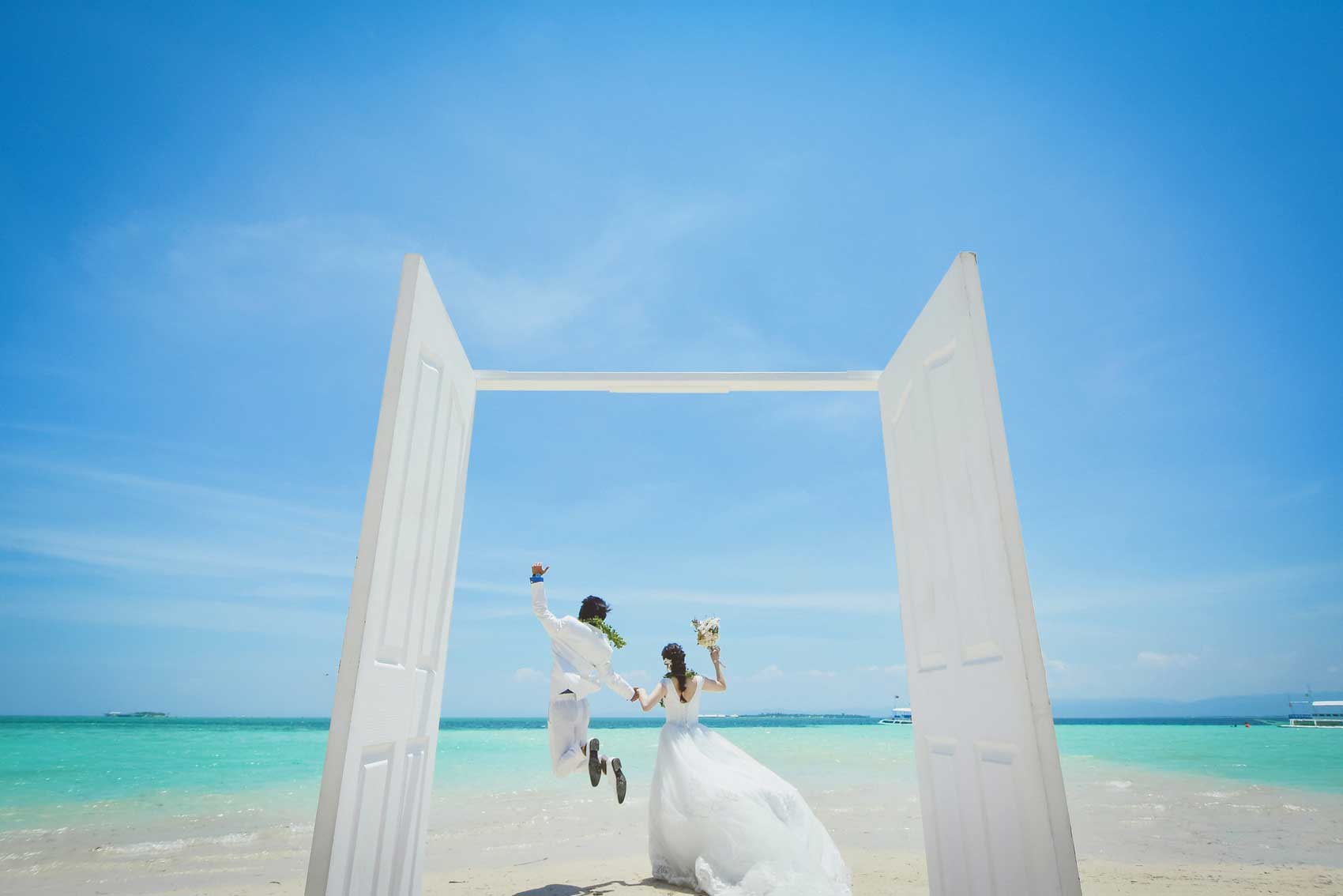 ふたりだけの結婚写真＠カオハガン島